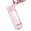 Butelki z wodą 1000 ml butelka wody na zewnątrz z butelką ze słomy sportową przyjazną dla środowiska z pokrywką pieszki na kemping plastik bez bisfenolu A H1098 230407