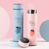 Bouteilles d'eau Bouteille intelligente bouteille d'eau en acier inoxydable flacons sous vide pour enfants garder la tasse d'isolation froide tasse de thé tasse de fruits 230407