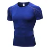 Camisetas masculinas lnncdis Moda Manga curta o pescoço T-shirt Men Tops Fitness Spring Sports Compression Shirt Homme Tracksuit Playeras De