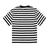 남성 디자이너 T 셔츠 여성 Tshirts 줄무늬 느슨한 짧은 슬리브 티셔츠 부부 티 여름 탑