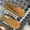 Pantoufles pour femmes Tasman tazz Slides Classic Ultra Mini Platform Boot Moutarde Seed Slip-on Les Petites Daim Laine Mélange Confort Hiver Designer Booties Taille 35-44