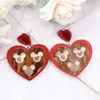 Boucles d'oreilles pendantes 1 paire, haut à la mode CN, goutte de chocolats, tête de souris, cœur, saint valentin, bijoux en acrylique pour femmes