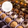 Pişirme Araçları 200 PCS Çikolata Tepsisi Çilek Cheesecake Lale Bardakları Şeker Bardak Kutusu Tutucu Kağıt Sarma