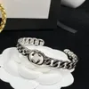 Bracciale di design in oro e argento Bracciale con polsino per gioielli di moda