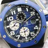 Ap Relojes de pulsera de lujo suizos Royal Oak Offshore Series 26405CE Reloj para hombre Esfera azul ahumado Temporización de fecha 44 mm Reloj mecánico automático Set 2020 Tarjeta de crédito OT33