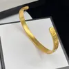 سوار سوار مصمم الذهب أزياء G Jewelry Cuff Bracelet تصميم جميل جدًا