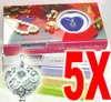 Anhänger Halsketten Qingmos Großhandel 5 Wish Pearl Gift Box Mix Halskette für Frauen Kind mit natürlichem Oyster Set