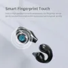 新しいTWS Bluetooth 5.2ワイヤレスヘッドフォン耳クリップ骨伝導音楽ノイズキャンセルイヤホンスポーツコールヘッドセット付きマイク