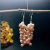Dangle Earrings Freshwater Pearl Beads Grapes Cluster Eardrop Classic Halloween Aquaculture Holiday Gifts Cultured VALENTINE'S DAY