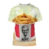 Хип-хоп спортивная одежда в стиле панк Повседневная осенняя мужская футболка с крутым принтом «Аватар» KFC 3d футболка 002