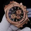 Ap Swiss Orologi da polso di lusso Epic Royal Ap Oak Series 26331or Orologio da uomo Cronografo in oro rosa 18 carati Orologio meccanico automatico svizzero Set completo di lusso Diametri 41 JX3Q