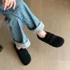 Dress Shoes 9 Years Old Shop Real Wool Winter Warm Women Heels Round Toe Comfortable Pure Colour High-End Fashion High Heel