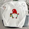 Erkek Hoodies Sweatshirts Kaii Ren Geyiği Baskılı Beyaz Hoodie Pullover Sweatshirt Kadınlar Uzun Sle Slery Christmas Hipster Sıradan O boyun kapüşonlu Clothesl231107