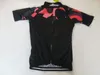 レーシングジャケット2024夏の女性の黒いピンクサイクリングジャージ服チームMTB /ロードバイク服バイクウェアポリエステル