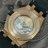 Ap Швейцарские роскошные наручные часы Royal AP Oak Offshore 18-каратное розовое золото Автоматические механические часы 42 мм Мужские часы 26470или бывшие в употреблении мужские часы 5HZ9