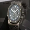 Ap Швейцарские роскошные наручные часы Epic Royal Oak Offshore Series 26400io.oo.a004ca.02 Титан-металл-керамика Автоматические механические мужские часы K9QH