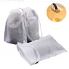 Passoires à thé 100Pcslot Sacs jetables Sac vide avec ficelle Heal Seal Filter Paper pour Herb bags Loose 230406