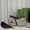 Emalj Strawberry Designer Bag Underarm Bag Women's Crossbody Bag Mahjong Bag Handväska Purse italiensk designer Bag kedja axelväska storlek 21 cm