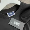 T-shirts pour hommes 2023SS Hommes Femmes Casual KITH Box T-Shirt Haute Qualité 100% Coton Bleu Ciel Blanc Nuages Impression Kith Tee Noir Abricot