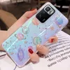 Transparent fall för Xiaomi Redmi Note 9 8 10 11 Pro 9S 8T 10S 7 11T POCO X3 F3 MI 11 Lite 5G NE Glitter Moon Stars Soft Cover Cover