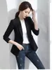 Costumes pour femmes Blazer femme vêtements 2023 automne printemps bouton de base mode solide mince veste femme costume manteaux bureau dames vêtements d'extérieur