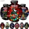 Herren Hoodies Sweatshirts Gremlins Gizmo Frohe Weihnachten Hoodie Männer Warme Winter Pullover 3D Druck Hoodies Damen Kleidung Harajuku Mode Kinder y2k HoodyL231107