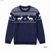 Women's Sweaters Christmas Family Matching Deer Graphic Long-sle Knitted SweaterL231107