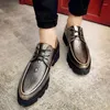 Sapatos de vestido Meninos 'Board Men's 2023 Casual Couro Outono Genuíno Respirável Soft Bottom Work Sho