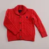 Kid Ralph Sweters Pullover Child Długie rękawie Swetery Knifowanie dresów luźne mody jogger spodnie małe konno Laurens