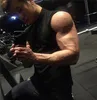 Mężczyzn Topy zbiornikowe kompresyjne koszula bez rękawów trening Top Men Men kulturystyka ciasna odzież fitness męska kamizelki sportowe man man 230407