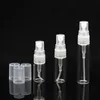 Tom 2 ml 3 ml 5 lm 10 ml Klar mini Atomizer Mist Vial Prov Spray Glas Parfymflaskor