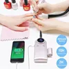 Nail Manicure Set Electric nail drilling machine can charge 45000RPM manual cutting machine with LCD display screen professional nail file salon tool 231107