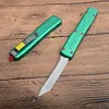 Wysokiej jakości A6 Auto Tactical Knife D2 Stone Wash Blade T6061 Aluminiowy uchwyt Outdoor EDC Pocket Knives Nóż prezentowy