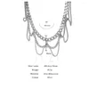 Подвесные ожерелья флэшбум панк-когтя для женщин для женщин с хип-хопа