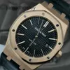 AP Swiss Luksusowe zegarki na rękę Męską Serię Royal Oak Series Automatyczne maszyny Używane zegarek z datą wyświetlania czasu Flyback/Rewers Jump 41mm 15400or.oo.d002cr.01 1GG5