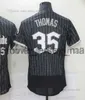 2023 New Baseball Jerseys 35 Frank Thomas 88 Luis Robert Blank 남자 여성 청소년 크기 S-XXXL