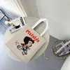 Kopplingar Kawaii Mafalda Bicycle 3 Wheels Tote Recycling Quino Manga Cartoon Canvas Groceries Axel Shopper Bag