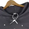 Hellstar Hoodie Designer Hoodies Sweatshirts Uzun Kollu Vintage Yıkanmış ve Sıkıntılı Monogram Baskı Kalınlaştırılmış Athleisure Sweaters Graffiti Hoody 7VU31