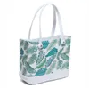 Hot Beach Bag Big Capaction Summer Travel Bag Soft Rubber Print Outdoor Portable Bag Women Shop Bag Groothandel
