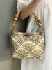 Shoulder Bags Luxury Vintage Embroidery Floral Handbag Bohemian Underarm Purse Small Summer Beach Cloth Tote Bagstylisheendibags