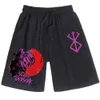 Shorts pour hommes Harajuku Guts Berserk Imprimer Casual Coton Pantalon Court Unisexe Hommes Femmes Cadeau W0407