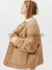 Women's Jackets Women Elegant Lamb Wool Coats 2023 Autumn Winter Loose Long Sleeve Warm Jackets Ladies Fashion Casual Single Breasted Outerwear J231107