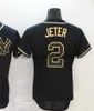 2 Derek Jeter Baseball Blank 2023 Stitched Jerseys Men Women Youth Size S-XXXL