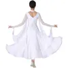 Stage Wear Performance Jupe Waltz Robe National Standard Danse Pratique Social Big Swing Long