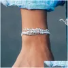 Kedja trendiga handgjorda mtilayer colourf vaxrep pärlor vävda bohemiska armband vänskap flätade smycken present dhydh