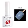 Gel de uñas Multicolor Glitter Polish 9 colores Diamond Glue UV LED Art TSLM1