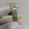 Foto reale con scatola Orologio automatico da donna da donna 31 mm in oro giallo 18 carati in acciaio con diamanti verdi VI Ladies 278273 Abito con bracciale Orologi meccanici formali