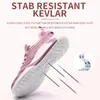 Laarzen mode veiligheidsschoenen vrouwen werken sneakers stalen teen anti-punctie comfort vrouwelijk enkel