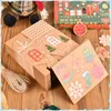 Décorations de Noël 50 mini sacs de cadeaux boîtes à biscuits cadeau autocollant créatif maison en forme de stockage de nourriture cadeaux de mariage ou baby shower par Ottyn