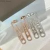 Stud Fashion Luxury Jewelry S925 Silver Plated 18K Gold Women's Earrings. Charmigt temperament. Gratis support Dropship YQ231107